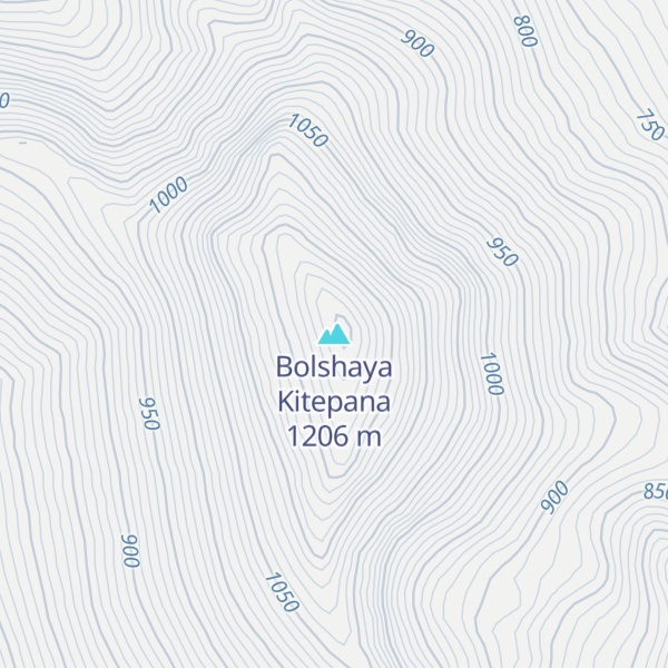 Map of Bolshaya Kitepana