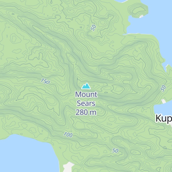 Map of Mount Sears