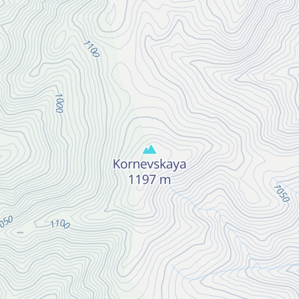 Map of Kornevskaya