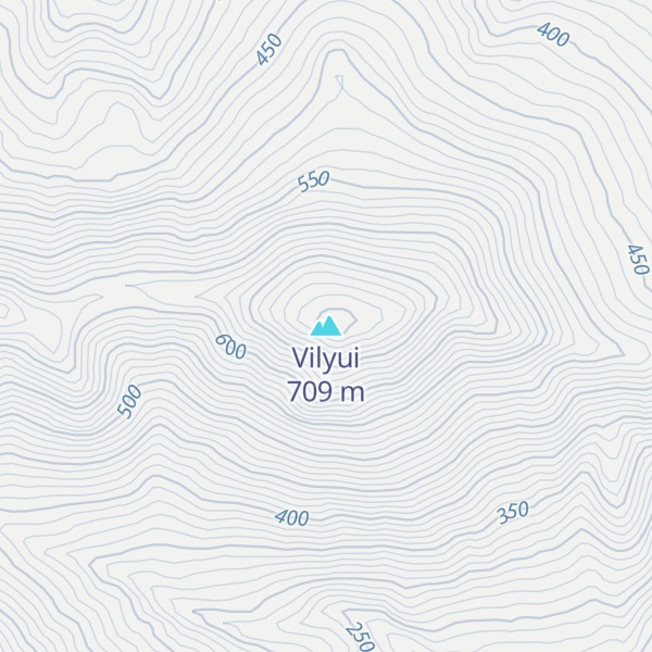 Map of Vilyui