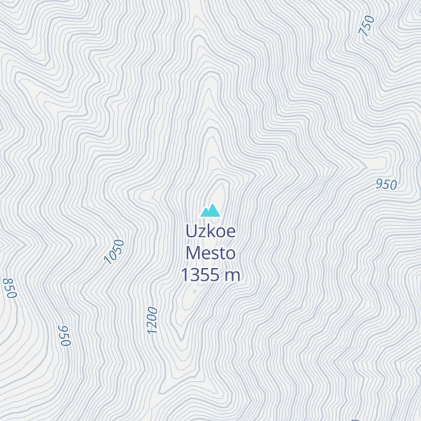 Map of Uzkoe Mesto