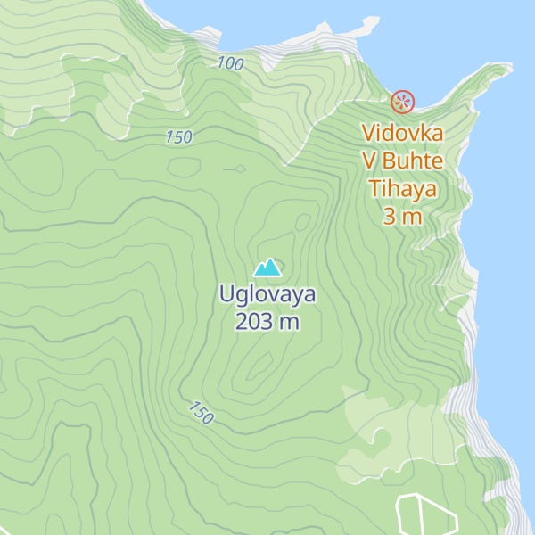 Map of Uglovaya