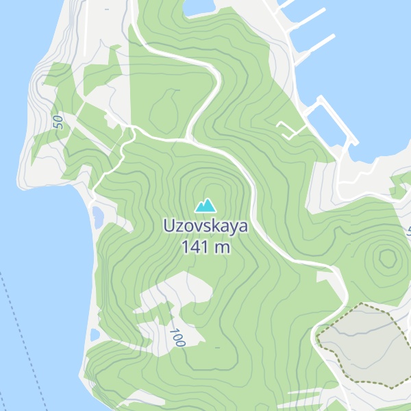 Map of Uzovskaya