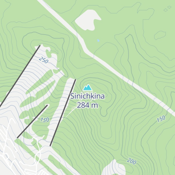 Map of Sinichkina