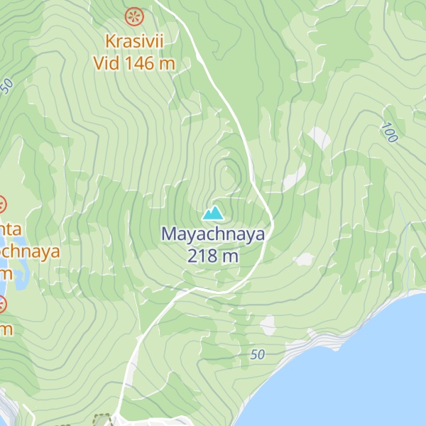 Map of Mayachnaya