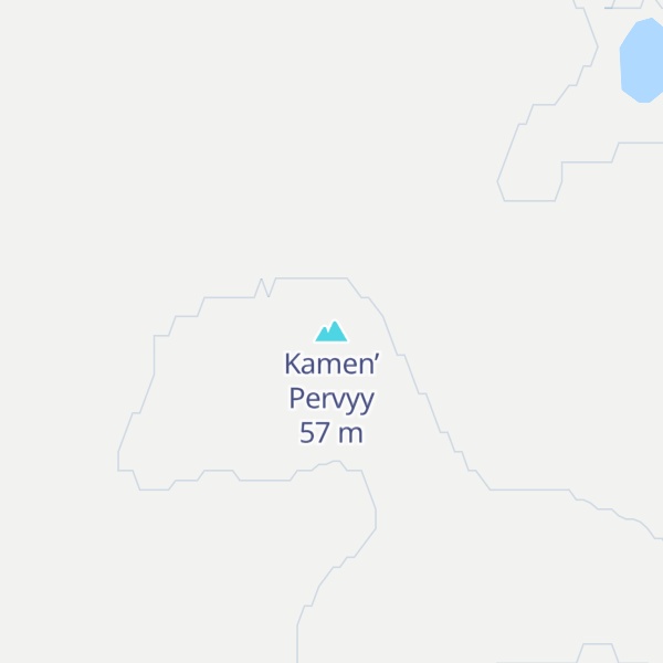 Map of Kamen’ Pervyy