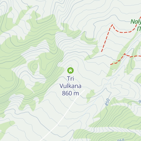 Map of Tri Vulkana