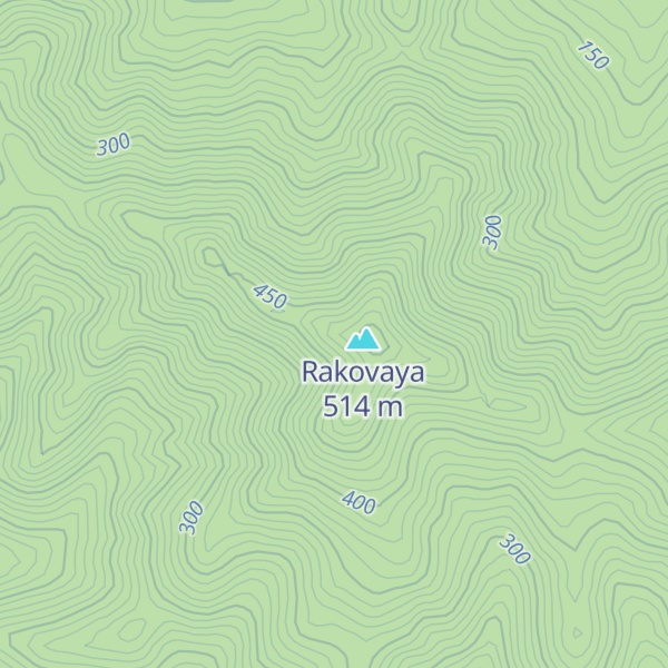 Map of Kamchatskii Kamen