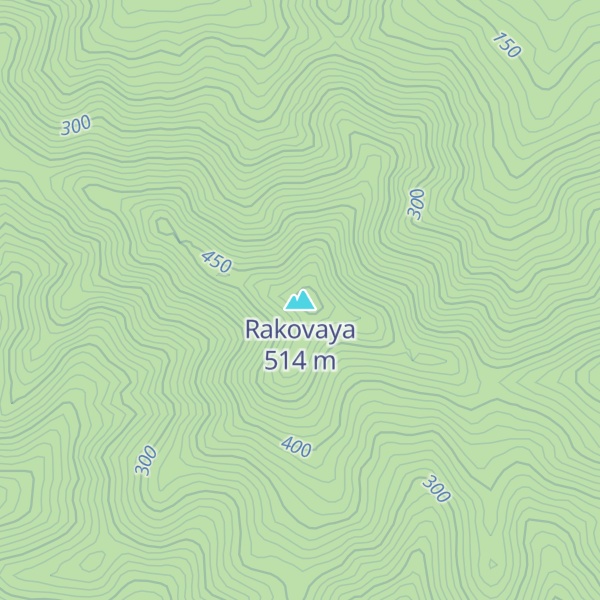 Map of Rakovaya