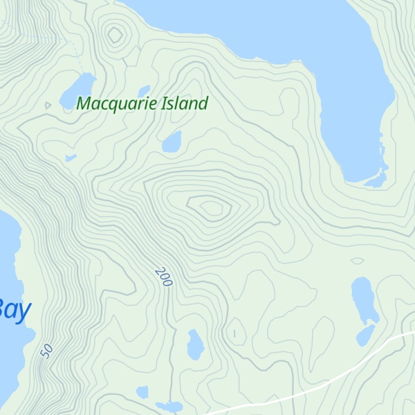 Map of Mount Kidson