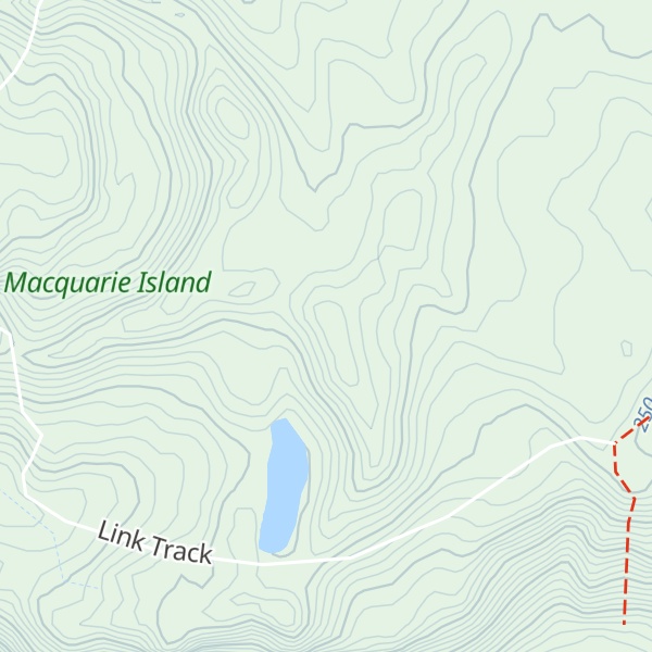 Map of Mount Ainsworth