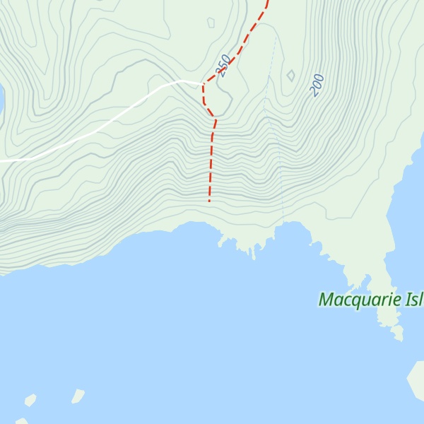Map of Hurd Point Hut