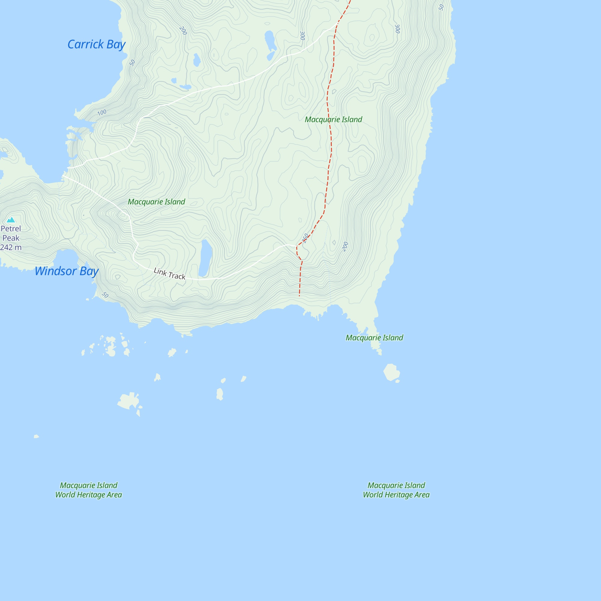 Hurd Point Hut map