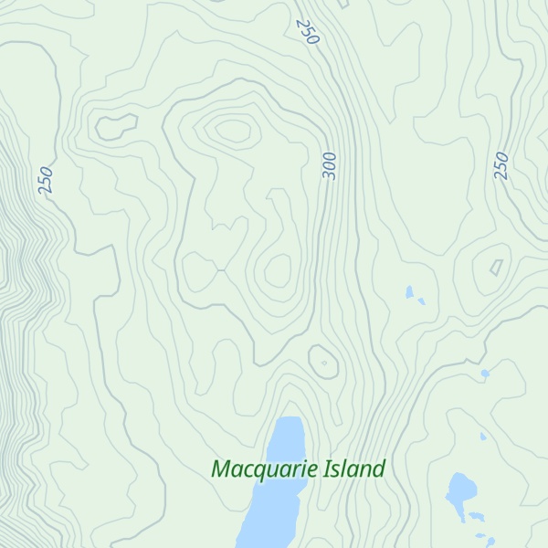 Map of Mount Blake