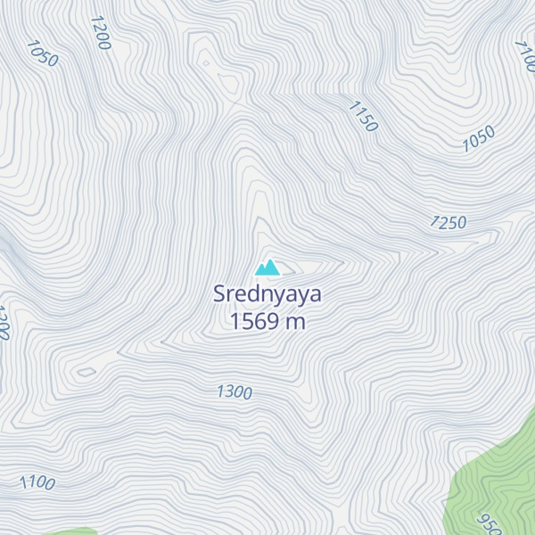 Map of Srednyaya
