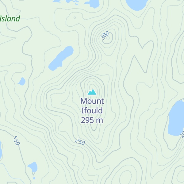 Map of Mount Ifould