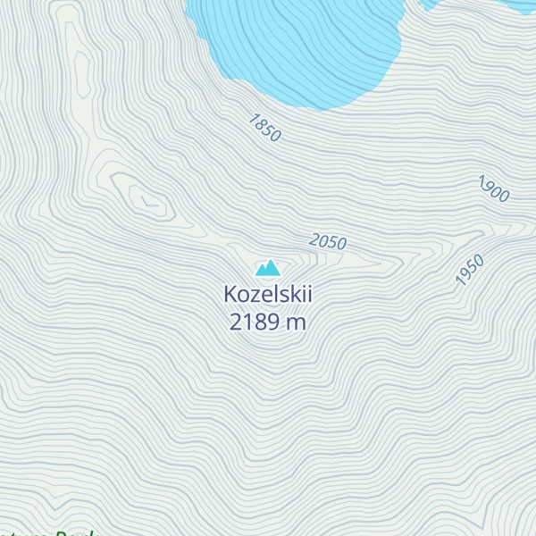 Map of Kozelskii
