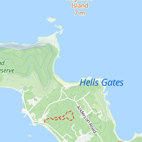 Map of North Peak