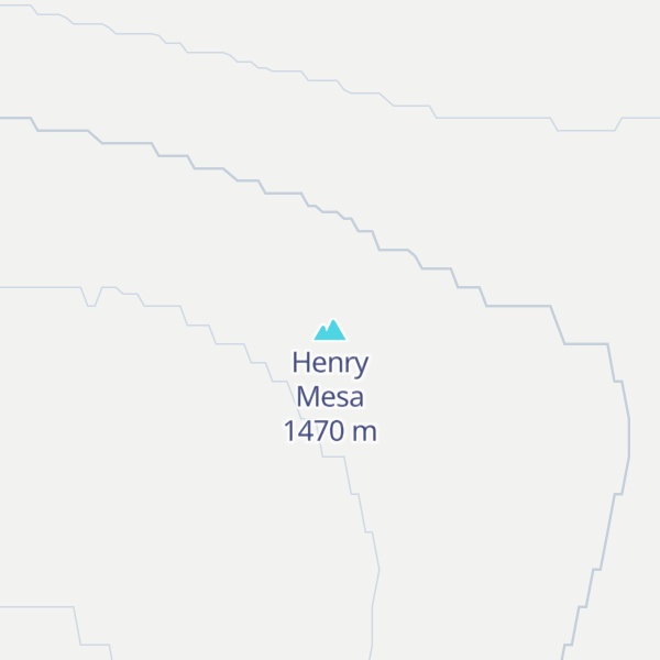 Map of Henry Mesa