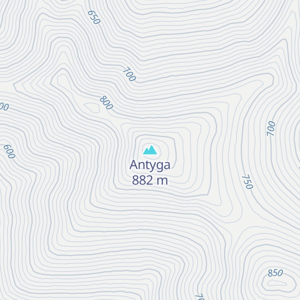 Map of Antyga