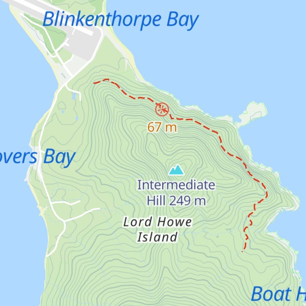 Map of North Hummock