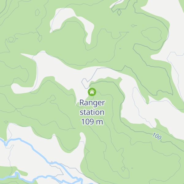 Map of Ranger station