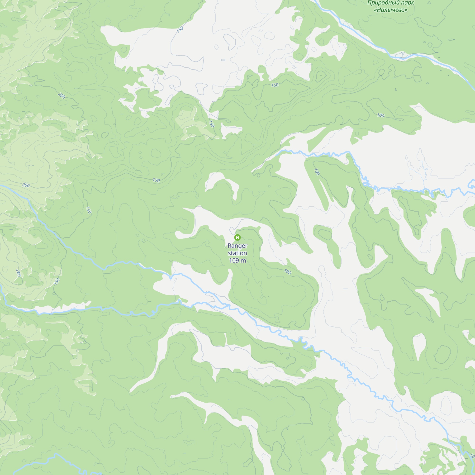 Ranger station map