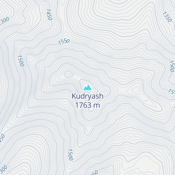 Map of Kudryash
