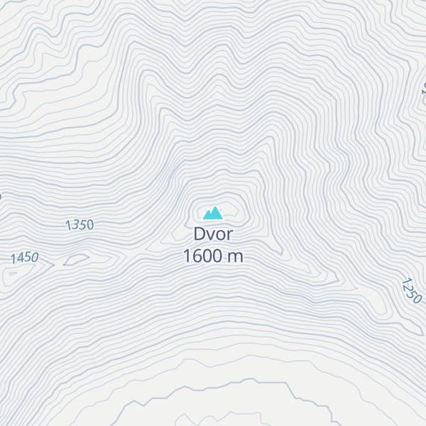 Map of Dvor