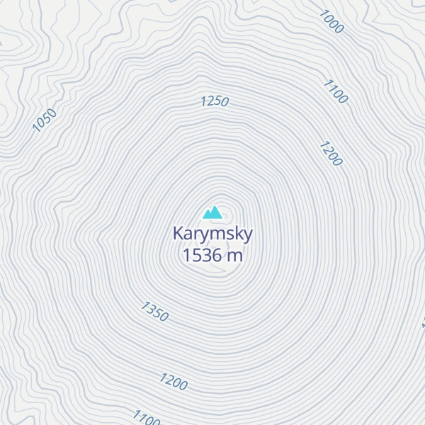 Map of Karymsky