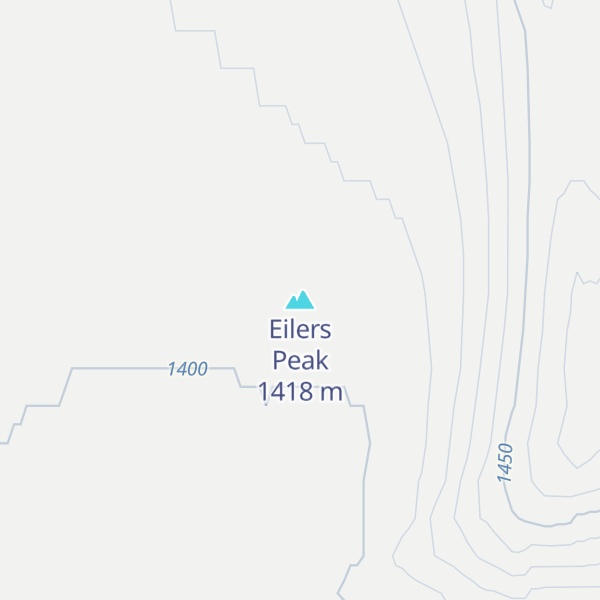 Map of Eilers Peak
