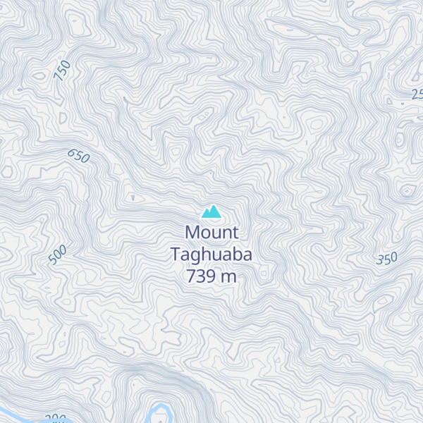 Map of Mount Taghuaba