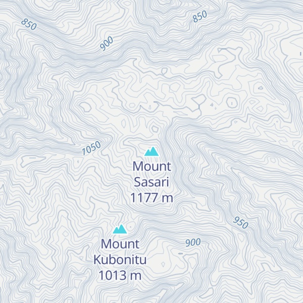 Map of Mount Sasari