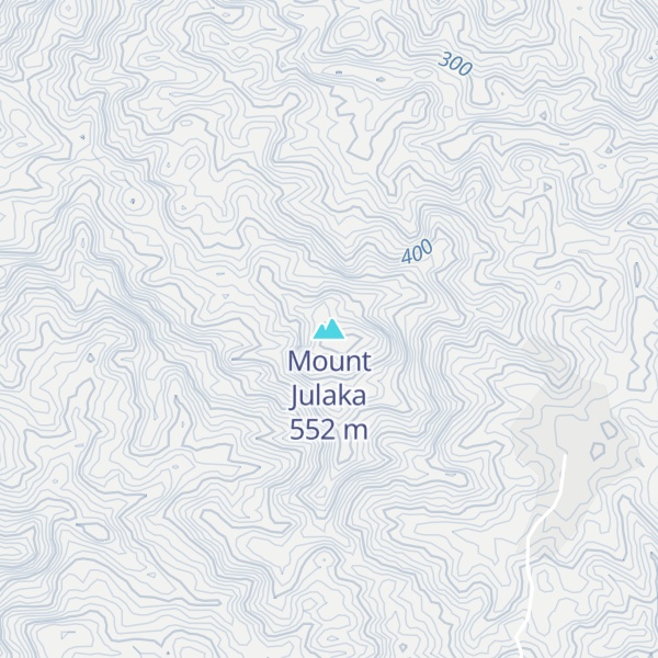 Map of Mount Julaka