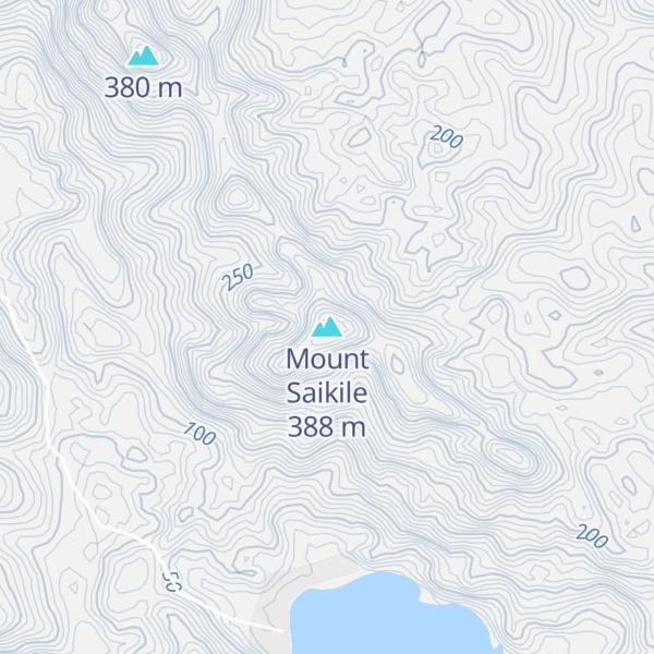 Map of Mount Saikile