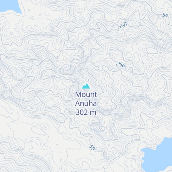 Map of Mount Anuha