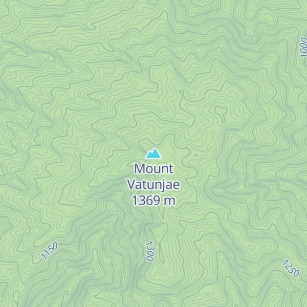 Map of Mount Vatunjae