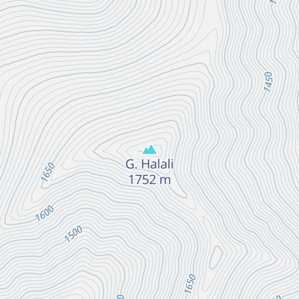 Map of G. Halali