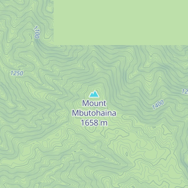 Map of Mount Mbutohaina