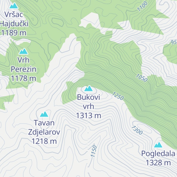 Map of Bukovi vrh