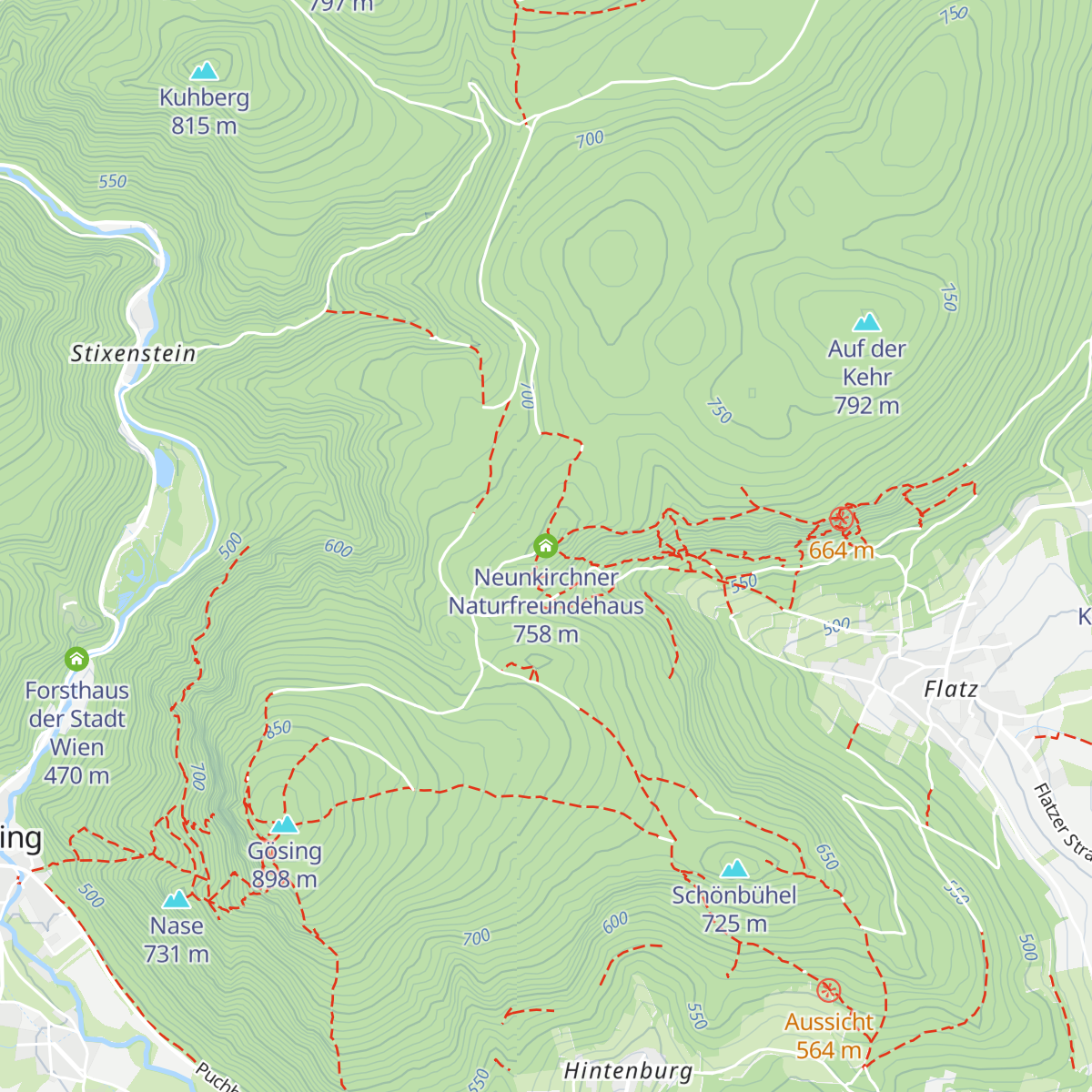 Neunkirchner Naturfreundehaus map