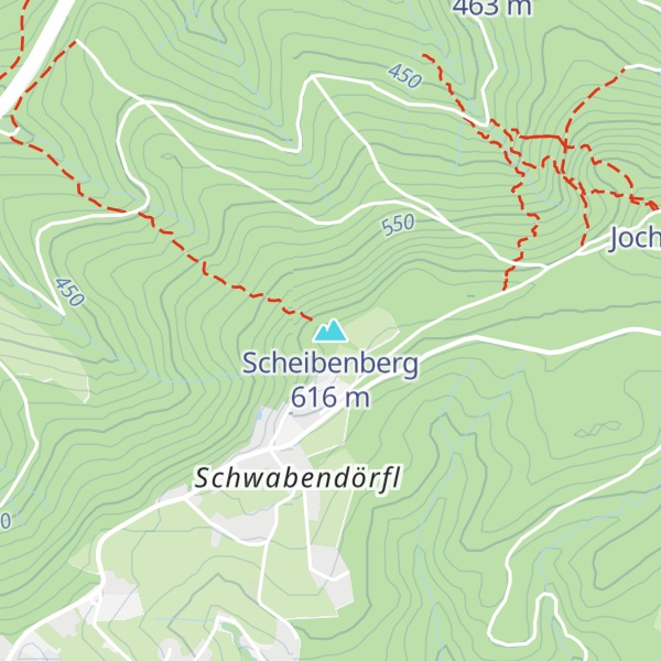 Map of Scheibenberg