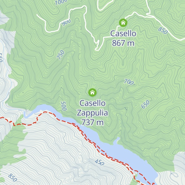 Map of Casello Zappulia