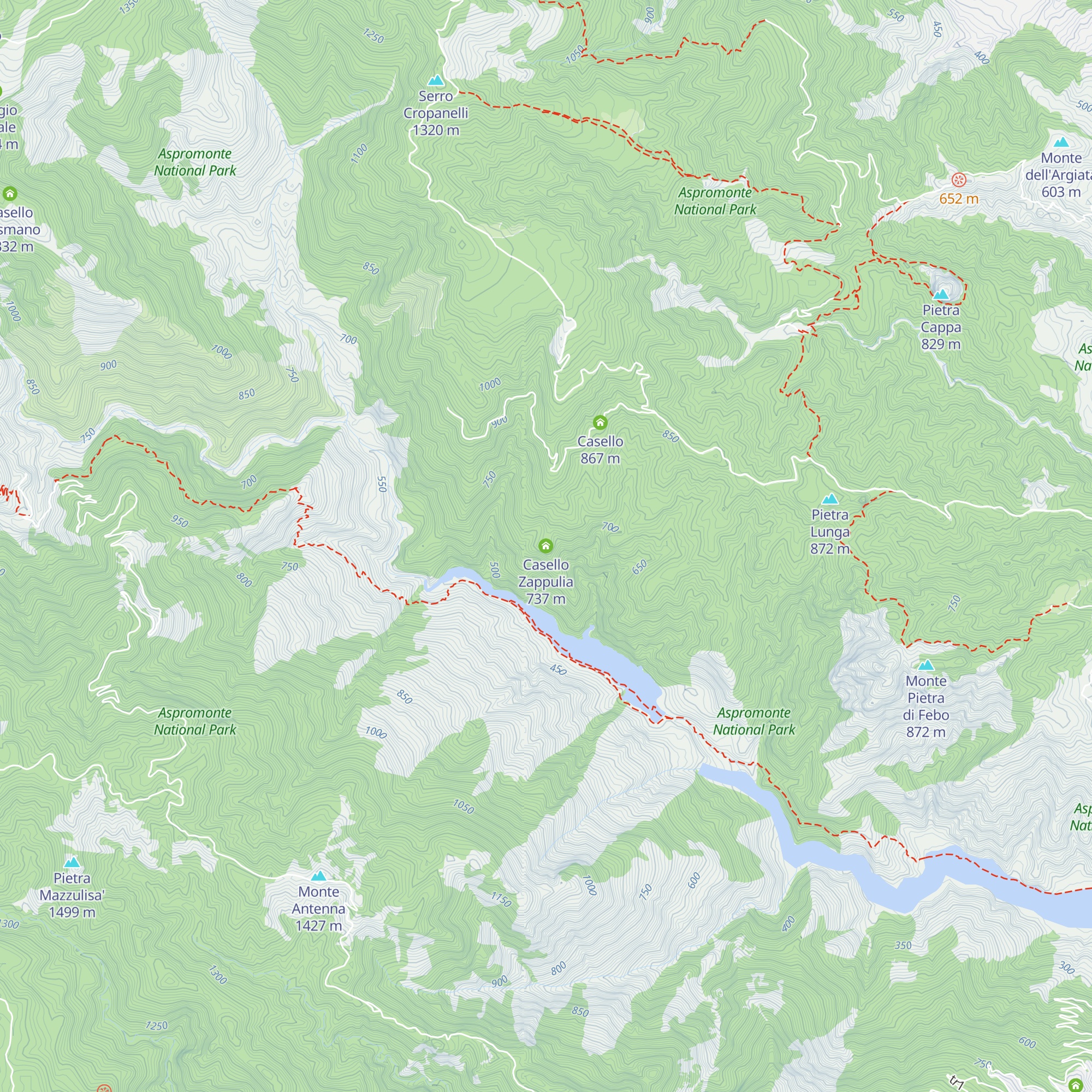 Casello Zappulia map