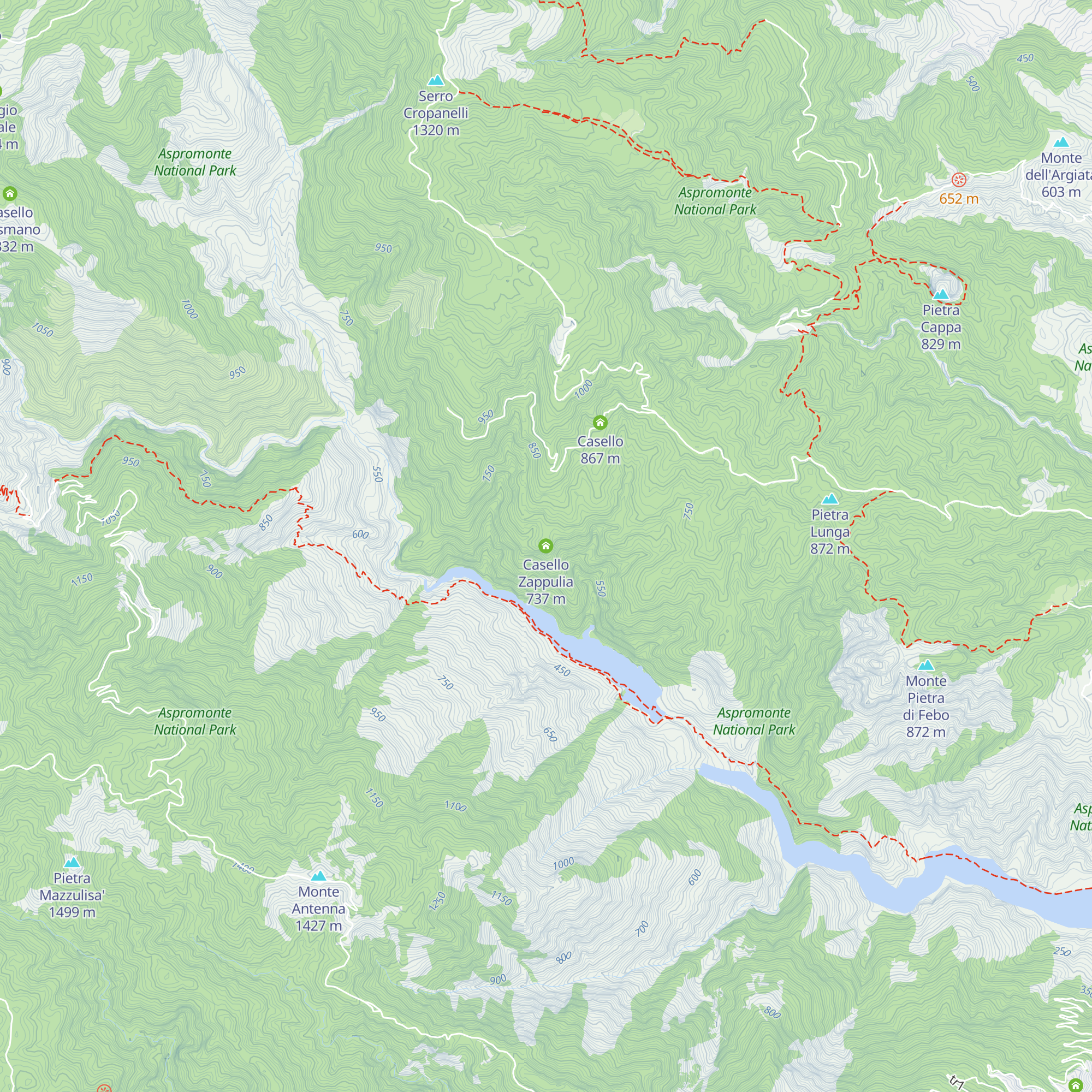 Casello Zappulia map