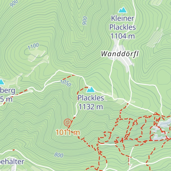 Map of Johannesbacherhütte