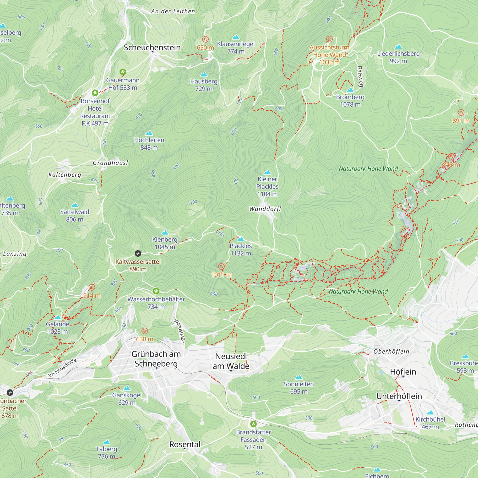 Berghaus Plackles map