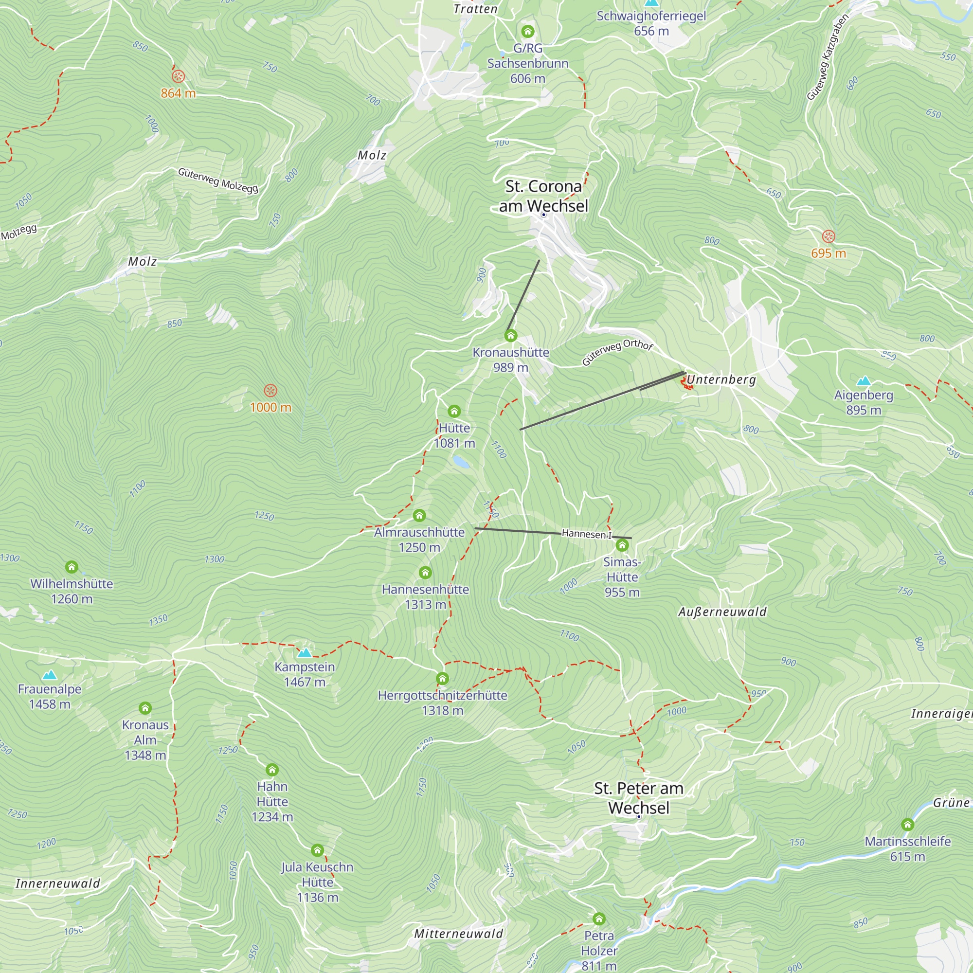 Berghaus Anni map