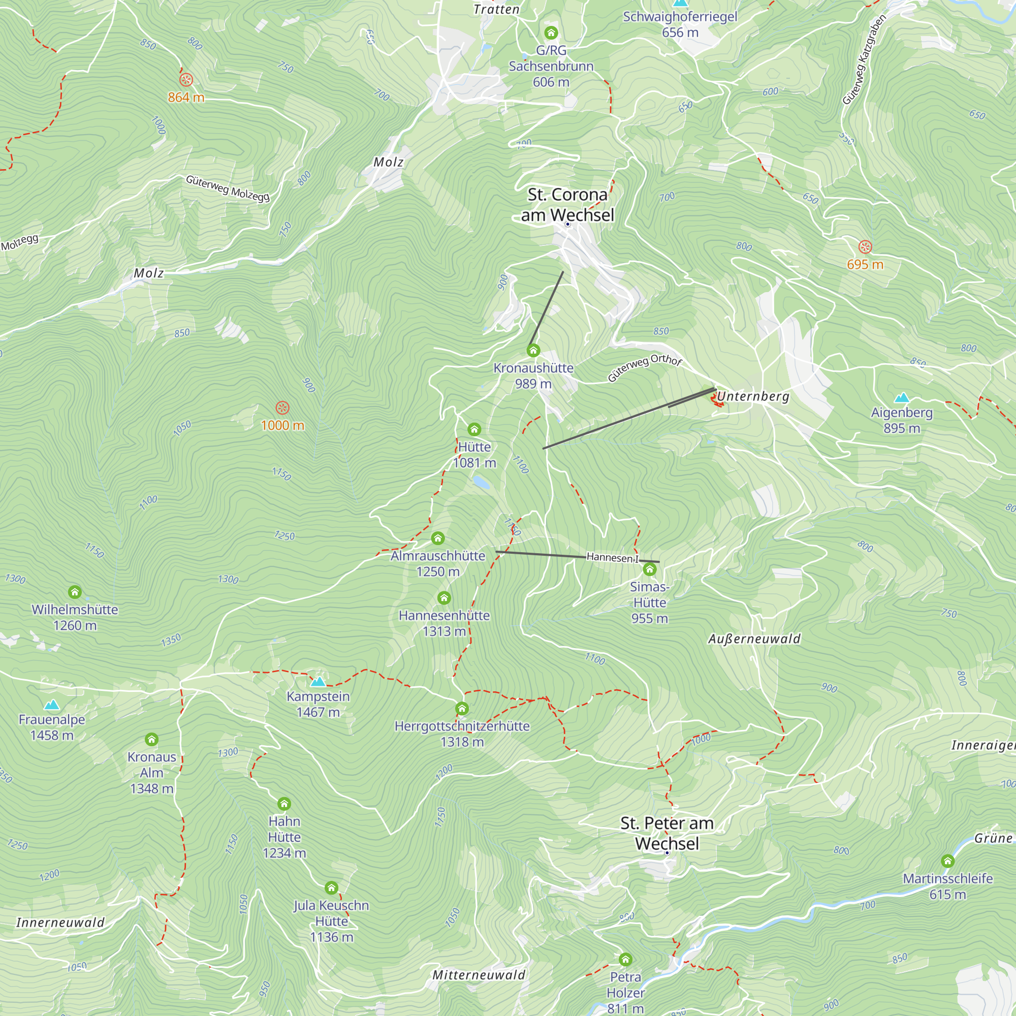 Berghaus Anni map