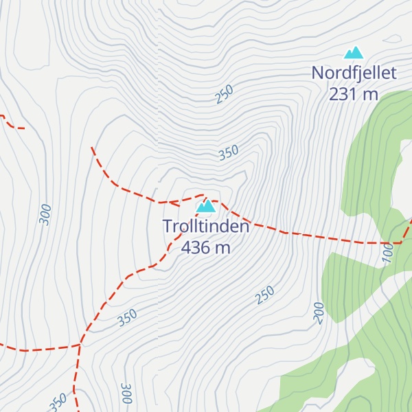 Map of Trolltinden